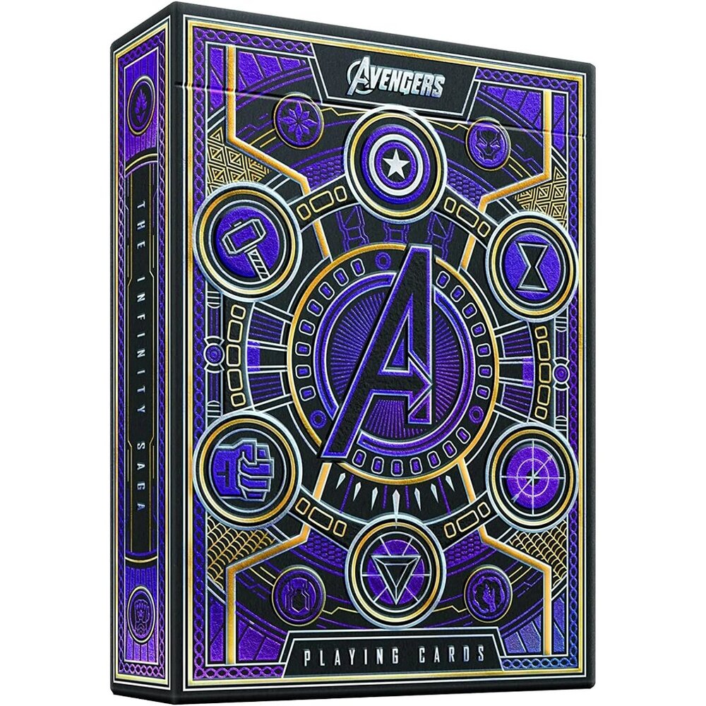 Theory11 Avengers of the Infinity Saga Playing Cards (Purple) - NIB